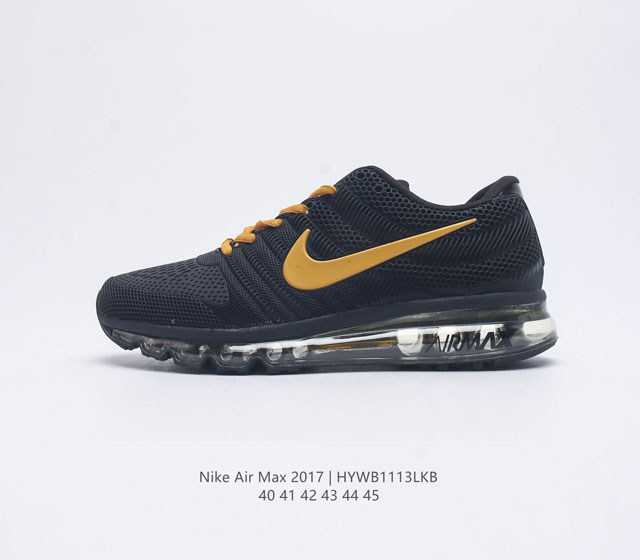 Nike 耐克 Air Max 2017 男士跑鞋全掌气垫缓震休闲运动跑步鞋 Nikeair Max2017是nike Air Max系列的2017年旗舰款跑鞋