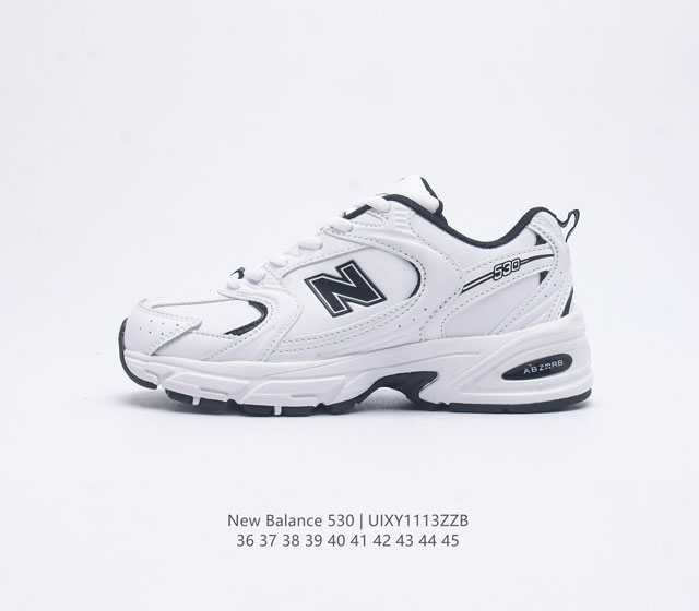 新百伦 Nb530运动鞋 New Balance 530 复古跑鞋厚底增高老爹运动鞋 Nb530这鞋双确实是nb家经复典古款式之一 以全科新技诠释 成打功造53