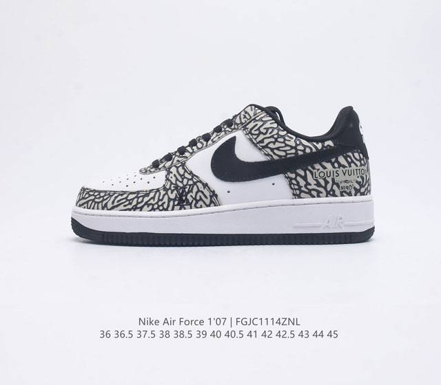 耐克 Nike Air Force 1 07 Low 运动板鞋 Af1原楦头原纸板 打造纯正空军版型 专注外贸渠道 全掌内置蜂窝气垫 原盒配件 原厂中底钢印 拉