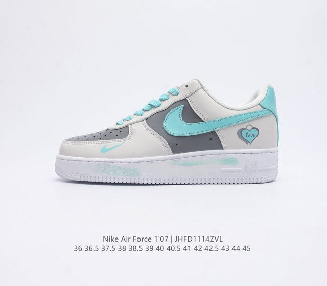 耐克 Nike Air Force 1 07 空军一号 Af1 男女子运动鞋复古篮球鞋 巧妙结合复古美学和新潮魅力 旨在致敬 40 年来风靡世界的元年款篮球鞋