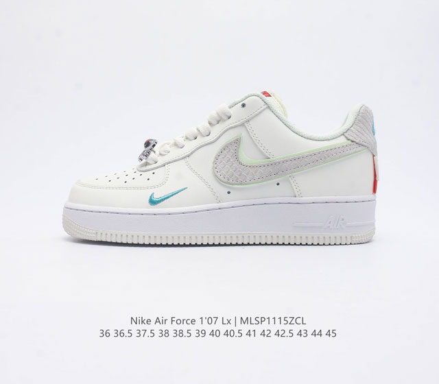 耐克nike Air Force 1 Low 空军一号 Af1 低帮百搭休闲运动板鞋 柔软 弹性十足的缓震性能和出色的中底设计 横跨复古与现代的外型结合 造就出