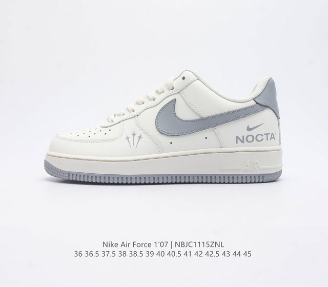 耐克 Nike Air Force 1 07 Low 运动板鞋 空军一号 Af1 原楦头原纸板 打造纯正空军版型 专注外贸渠道 全掌内置蜂窝气垫 原盒配件 原厂