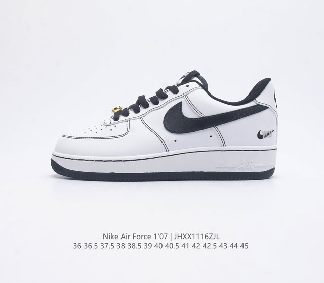 耐克 Nike Air Force 1 07 Low 运动板鞋空军一号 Af1 原楦头原纸板 打造纯正空军版型 专注外贸渠道 全掌内置蜂窝气垫 原盒配件 原厂中