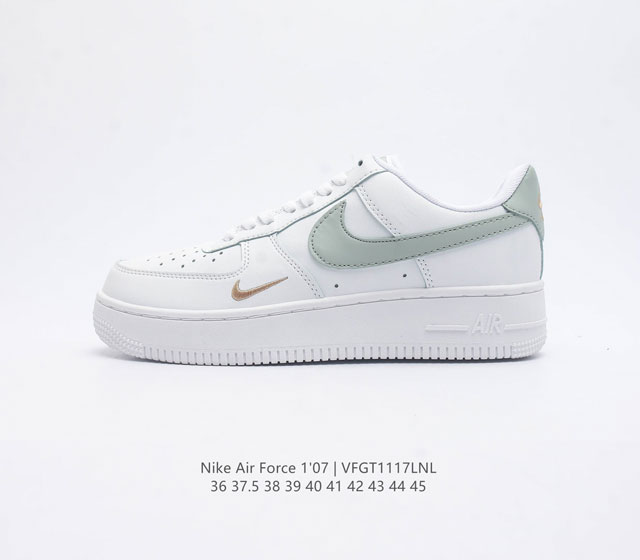 耐克nike Air Force 1 Low 空军一号 Af1 低帮百搭休闲运动板鞋 柔软 弹性十足的缓震性能和出色的中底设计 横跨复古与现代的外型结合 造就出