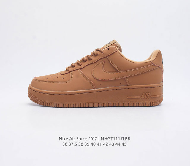 耐克 Nike Air Force 1 07 空军一号 Af1 低帮百搭休闲运动板鞋 柔软 弹性十足的缓震性能和出色的中底设计 横跨复古与现代的外型结合 造就出