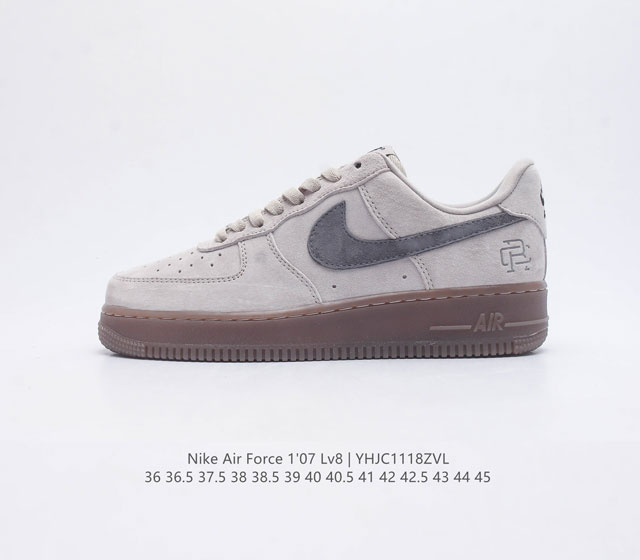 耐克 Nike Air Force 1 07 空军一号 Af1 低帮百搭休闲运动板鞋 柔软 弹性十足的缓震性能和出色的中底设计 横跨复古与现代的外型结合 造就出