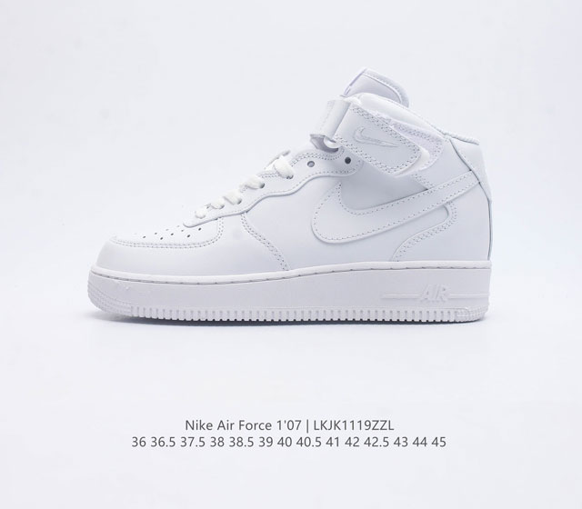 耐克nike Air Force 1 Low 空军一号 Af1 高帮百搭休闲运动板鞋 柔软 弹性十足的缓震性能和出色的中底设计 横跨复古与现代的外型结合 造就出