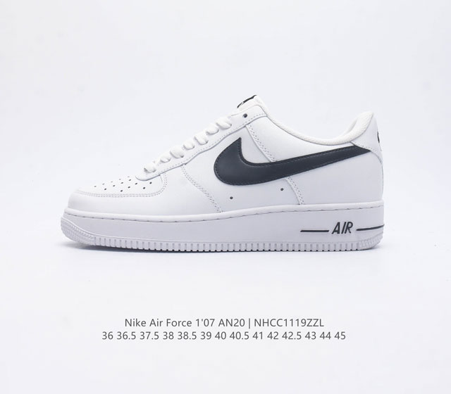 耐克nike Air Force 1 Low 空军一号 Af1 低帮百搭休闲运动板鞋 柔软 弹性十足的缓震性能和出色的中底设计 横跨复古与现代的外型结合 造就出