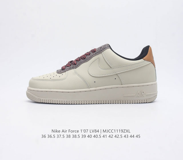 耐克nike Air Force 1 Low 空军一号 Af1 低帮百搭休闲运动板鞋 柔软 弹性十足的缓震性能和出色的中底设计 横跨复古与现代的外型结合 造就出