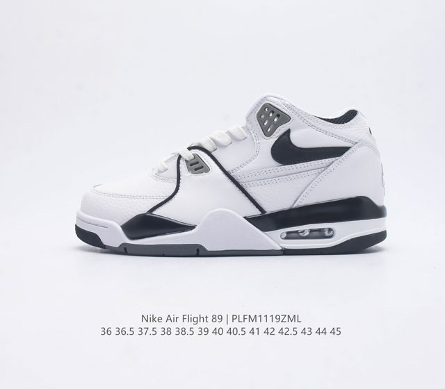 超酷nike Air Flight 89气垫鞋aj4简版兄弟款篮球鞋男女运动鞋 Air Jordan 4 的 孪生兄弟 Nike Air Flight 89 向