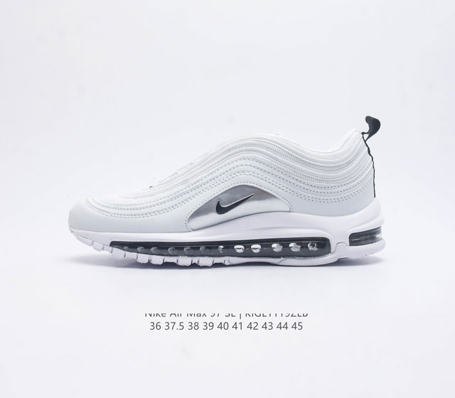 耐克nike休闲鞋 经典 气垫 Air Max 97 子弹气垫低帮运动鞋 Air Max 97 运动跑鞋以流线型鞋身和卓越科技为热爱运动的你造就全方位防护 强大