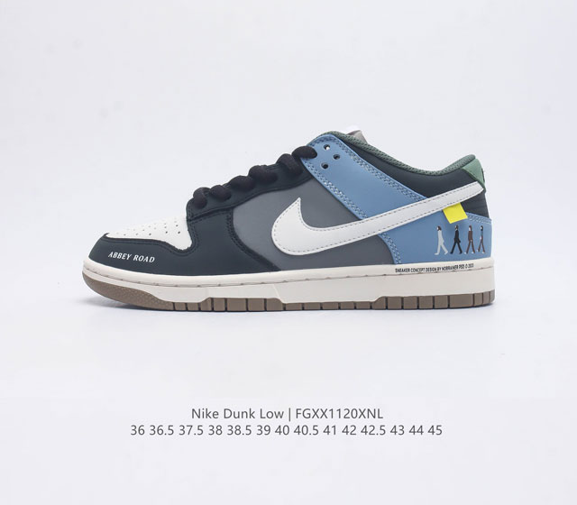 耐克 Nike Dunk Low 运动鞋nb系列经典复古滑板鞋 采用天然皮革 经久耐穿 塑就如元年款 Dunk 般的复古质感 鞋头透气孔 搭配鞋口和鞋舌形状 忠