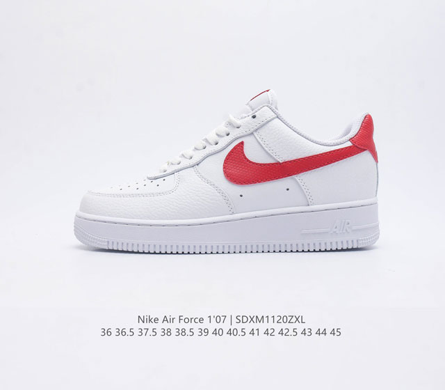 耐克 Nike Air Force 1 07 空军一号低帮百搭休闲运动板鞋 柔软 弹性十足的缓震性能和出色的中底设计 横跨复古与现代的外型结合 造就出风靡全球三