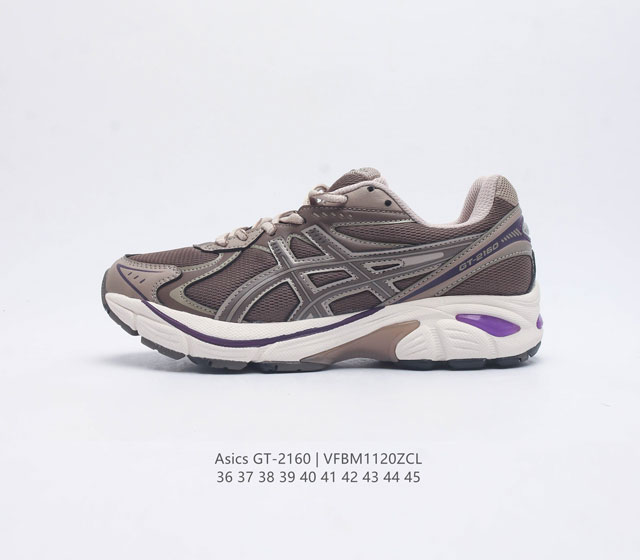 双y2K复古跑鞋asics Gel-2160 亚瑟士 Asics Gt-2160系列gel技术嵌件运动鞋缓冲户外运动休闲慢跑鞋 鞋型沿用 2000 年代中期至