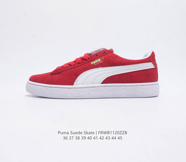 彪马puma Suede Skate 低帮复古轻便透气防滑减震休闲鞋 时尚男女士板鞋潮运动鞋 尺码: 36-45 货号 352634 编码 Frwb1120Zz