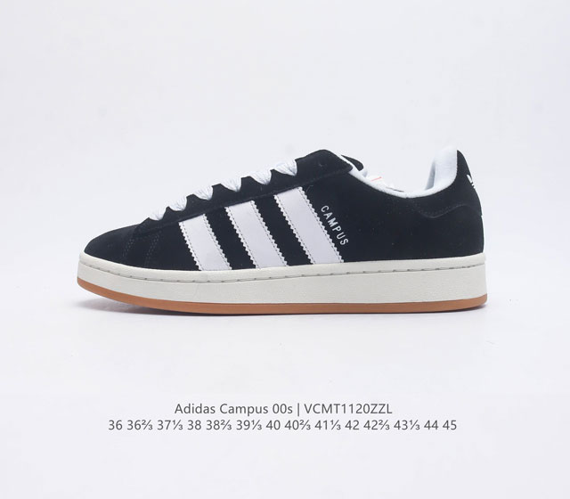 Adidas阿迪达斯.男女鞋 三叶草campus 00S 面包鞋复古休闲板鞋 千禧回潮 Adidas Campus 00S 经典再现 面包化的campus鞋款在