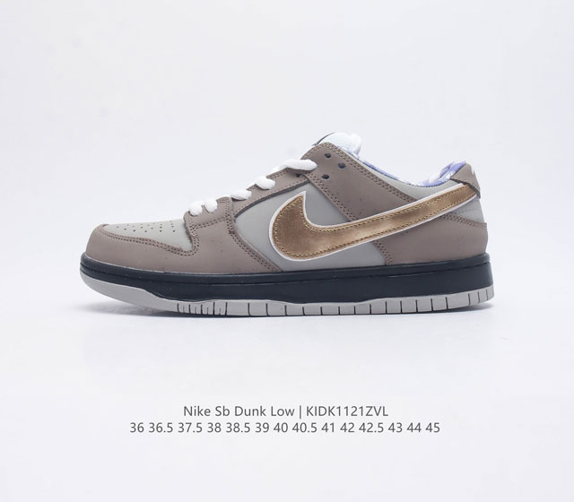 耐克nike Dunk Low 板鞋 Sb系列经典百搭休闲运动板鞋加厚鞋舌的填充 使舒适性大大提升 同时也更方便穿脱中底部分则加入了脚感柔软舒适zoomair气