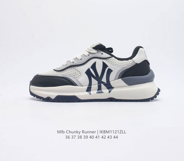 全新2023新款鞋 Ny美国榄球洋基队new York Yankees X Mlb Chunky Runner Liner 莱纳系列低帮厚底老爹风透气网面休闲运 - 点击图像关闭