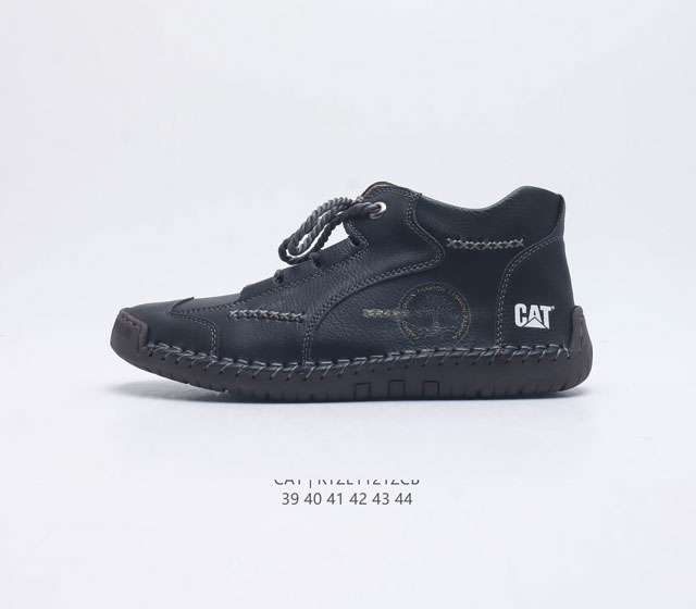 Cat Footwear Cat 卡特工装 休闲复古潮鞋系列靴子 马丁靴 新款潮中帮板鞋 专治各种不帅 鞋身轻便 舒适性相当不错 橡胶大底 上身随意搭配 百看不