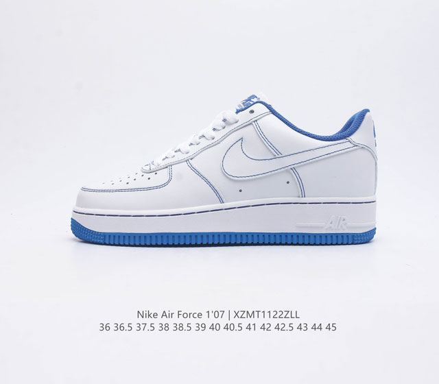 耐克nike Air Force 1 Low 空军一号 Af1 低帮百搭休闲运动板鞋 柔软 弹性十足的缓震性能和出色的中底设计 横跨复古与现代的外型结合 造就出