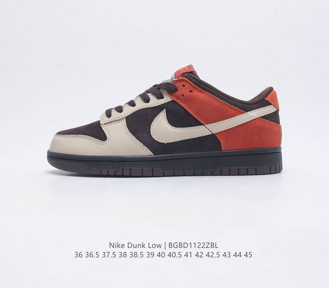 耐克nike Dunk Low 板鞋 Sb系列经典百搭休闲运动板鞋加厚鞋舌的填充 使舒适性大大提升 同时也更方便穿脱中底部分则加入了脚感柔软舒适zoomair气