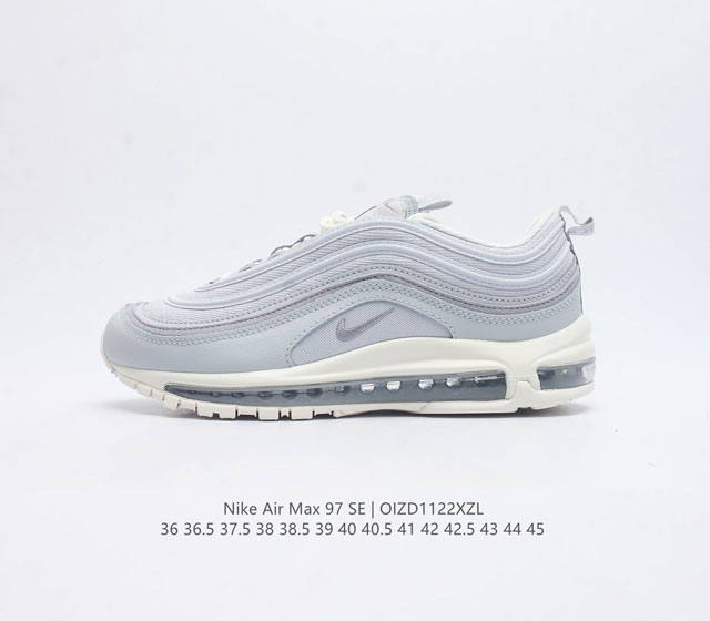 耐克nike休闲鞋 经典 气垫 Air Max 97 子弹气垫低帮运动鞋 Air Max 97 运动跑鞋以流线型鞋身和卓越科技为热爱运动的你造就全方位防护 强大