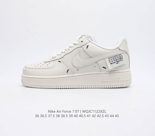 耐克 Nike Air Force 1 07 Low 运动板鞋空军一号 Af1 原楦头原纸板 打造纯正空军版型 专注外贸渠道 全掌内置蜂窝气垫 原盒配件 原厂中