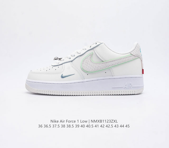 耐克nike Air Force 1 Low 空军一号 Af1 低帮百搭休闲运动板鞋 柔软 弹性十足的缓震性能和出色的中底设计 横跨复古与现代的外型结合 造就出