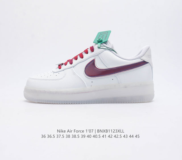 耐克 Nike Air Force 1 07 Low 运动板鞋空军一号 Af1 原楦头原纸板 打造纯正空军版型 专注外贸渠道 全掌内置蜂窝气垫 原盒配件 原厂中