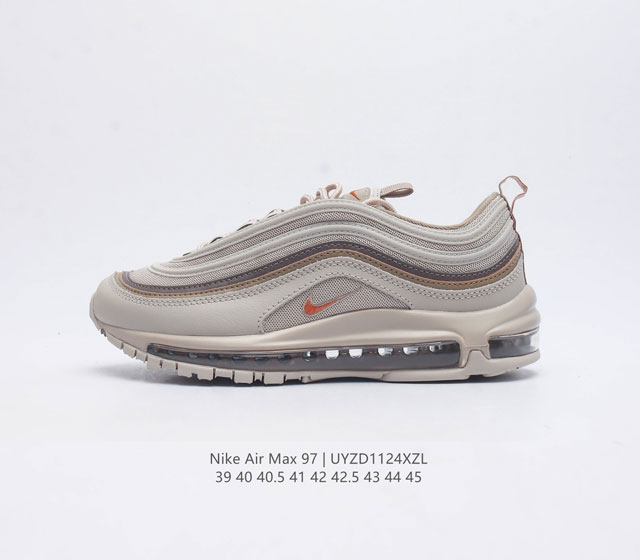 耐克nike休闲鞋 经典 气垫 Air Max 97 子弹气垫低帮运动鞋 Air Max 97 运动跑鞋以流线型鞋身和卓越科技为热爱运动的你造就全方位防护 强大