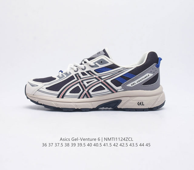 Asics 亚瑟士 Gel-Venture 6 系列城市休闲运动跑步鞋时尚复古男女鞋 老爹鞋 Gel- Venture6跑鞋是越野跑者的多功能选择 专为喜欢户外