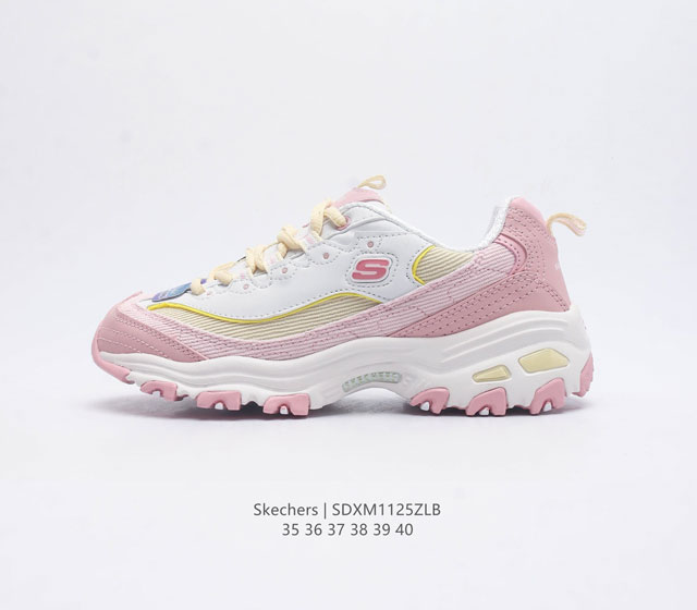 斯凯奇 斯凯捷 女士老爹鞋 真标新品 韩国明星们的新宠思凯奇skechers Mh2 熊猫系列运动鞋 韩国街头除了nb鞋之外就是这个运动鞋了.Evu增高大底 记