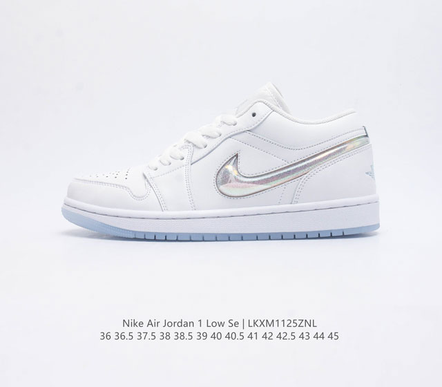 耐克 乔丹air Jordan 1 Low Aj1 乔1 乔丹1代aj1 低帮复古文化休闲运动篮球鞋 从1985 年面世的元年款汲取设计灵感 采用简洁大方的经典