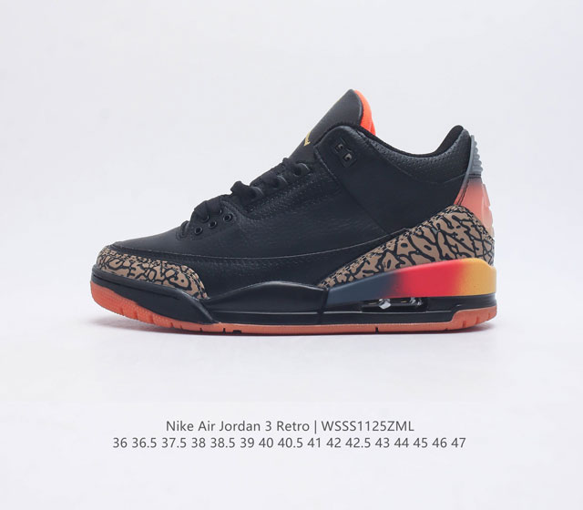 耐克 乔丹 Aj3 耐克 Nike Air Jordan 3 Retro Se 乔3 复刻篮球鞋 乔丹3代 三代 男女子运动鞋 作为 Aj 系列中广受认可的运动