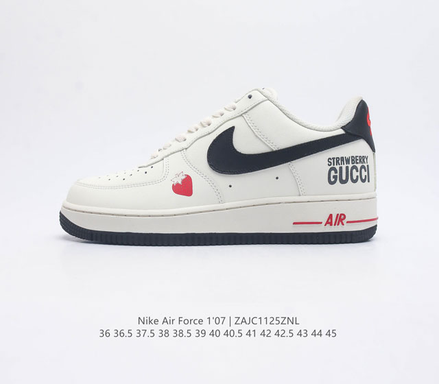 耐克 Nike Air Force 1 07 Low 运动板鞋空军一号 Af1 原楦头原纸板 打造纯正空军版型 专注外贸渠道 全掌内置蜂窝气垫 原盒配件 原厂中