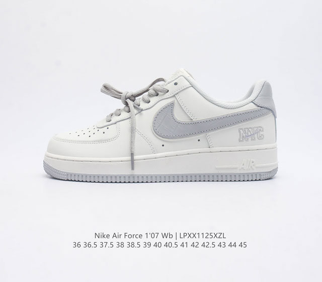 耐克 Nike Air Force 1 07 Low 运动板鞋空军一号 Af1 原楦头原纸板 打造纯正空军版型 专注外贸渠道 全掌内置蜂窝气垫 原盒配件 原厂中