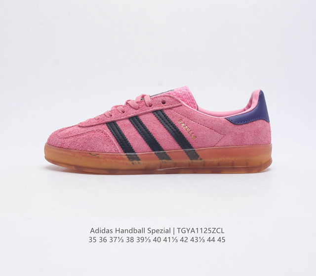 阿迪达斯adidas Originals Handball Spzl 手球运动员系列百搭休闲运动板鞋 货号 If3742 尺码 35 36 37 38 39 4