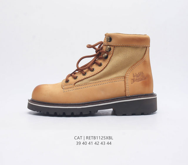 Cat Footwear Cat 卡特工装 休闲复古潮鞋系列靴子 马丁靴 新款潮板鞋 专治各种不帅 鞋身轻便 舒适性相当不错 橡胶大底 上身随意搭配 百看不厌