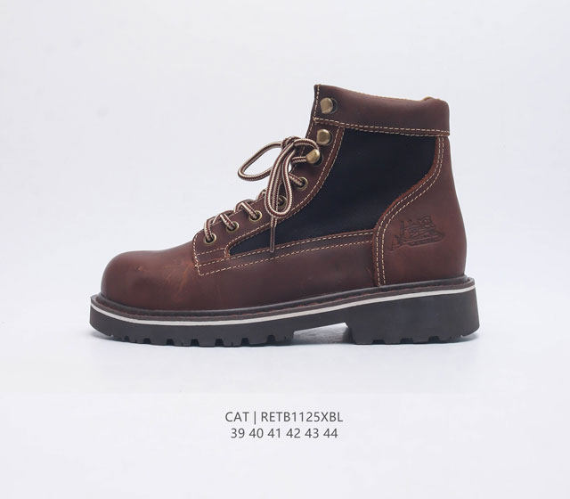 Cat Footwear Cat 卡特工装 休闲复古潮鞋系列靴子 马丁靴 新款潮板鞋 专治各种不帅 鞋身轻便 舒适性相当不错 橡胶大底 上身随意搭配 百看不厌