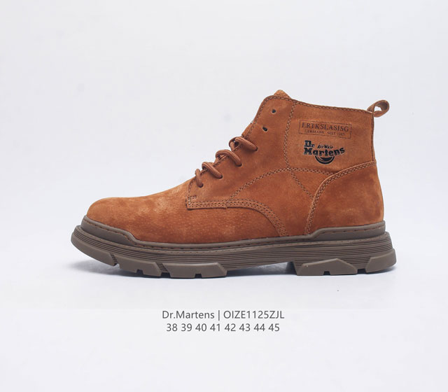 D.R Martens 马汀博士 皮鞋 中帮 增高厚底网红经典英伦风上线人手必备dr.Martens 马丁靴 复古靴子 低帮系列 防滑皮靴 潮流休闲鞋 英伦风靴