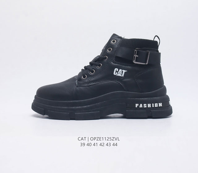 Cat Footwear Cat 卡特工装 休闲复古潮鞋系列靴子 马丁靴 新款潮板鞋 专治各种不帅 鞋身轻便 舒适性相当不错 橡胶大底 上身随意搭配 百看不厌