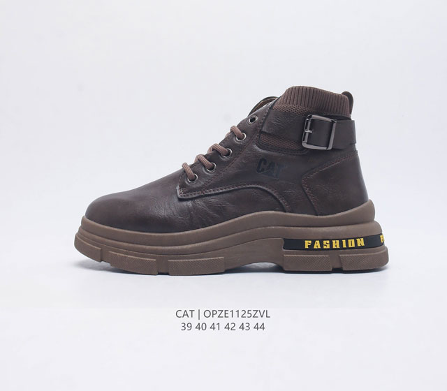 Cat Footwear Cat 卡特工装 休闲复古潮鞋系列靴子 马丁靴 新款潮板鞋 专治各种不帅 鞋身轻便 舒适性相当不错 橡胶大底 上身随意搭配 百看不厌