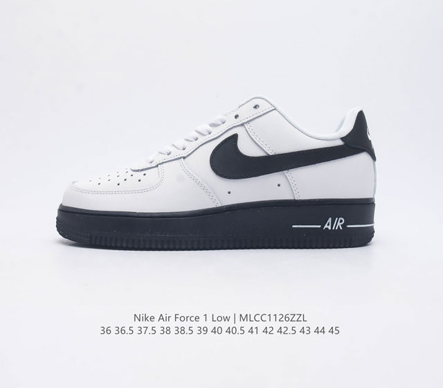 耐克nike Air Force 1 Low 空军一号 Af1 低帮百搭休闲运动板鞋 柔软 弹性十足的缓震性能和出色的中底设计 横跨复古与现代的外型结合 造就出