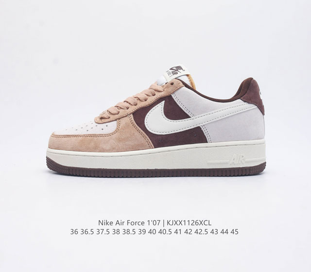 公司级 Af1耐克 Nike Air Force 1 07 Low 空军一号 原楦头原纸板 打造纯正空军版型 专注外贸渠道 全掌内置蜂窝气垫 原盒配件 原厂中底