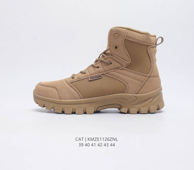 Cat Footwear Cat 卡特工装 休闲复古潮鞋系列靴子 马丁靴 新款潮户外运动鞋 专治各种不帅 鞋身轻便 舒适性相当不错 橡胶大底 上身随意搭配 百看