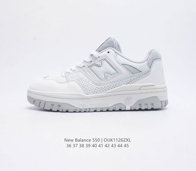 New Balance 550 新百伦 复古百搭篮球鞋时尚男女运动板鞋 首次亮相于 1989 年的 550 鞋款 延续 New Balance 标志性品牌元素