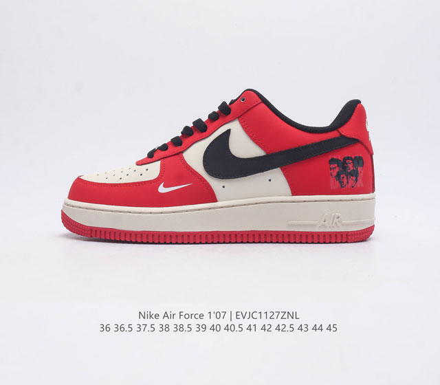 耐克 Nike Air Force 1 07 Low 运动板鞋空军一号 Af1 原楦头原纸板 打造纯正空军版型 专注外贸渠道 全掌内置蜂窝气垫 原盒配件 原厂中