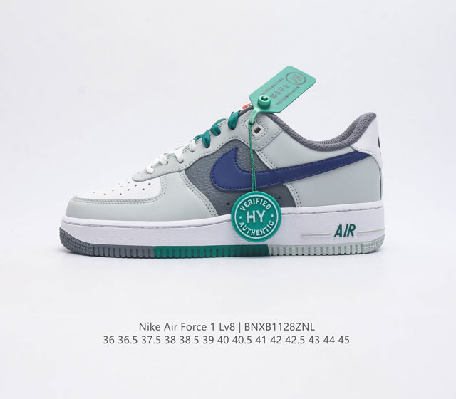 公司级 附赠送logo清洁刷 Af1耐克 Nike Air Force 1 07 Low 空军一号 原楦头原纸板 打造纯正空军版型 专注外贸渠道 全掌内置蜂窝气