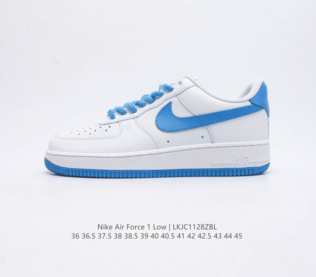 耐克nike Air Force 1 Low 空军一号 Af1 低帮百搭休闲运动板鞋 柔软 弹性十足的缓震性能和出色的中底设计 横跨复古与现代的外型结合 造就出