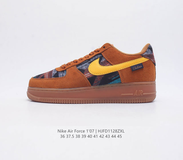 耐克 Nike Air Force 1 07 空军一号af1 低帮百搭休闲运动板鞋 柔软 弹性十足的缓震性能和出色的中底设计 横跨复古与现代的外型结合 造就出风